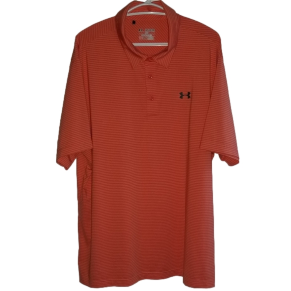 Under Armour Loose Fit Heat Gear Golf Polo Size 2XL